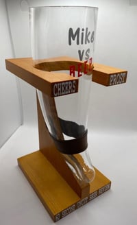 SOLD OUT!!  Mike vs. Beer Glass Replica Viking Horn w/ stand