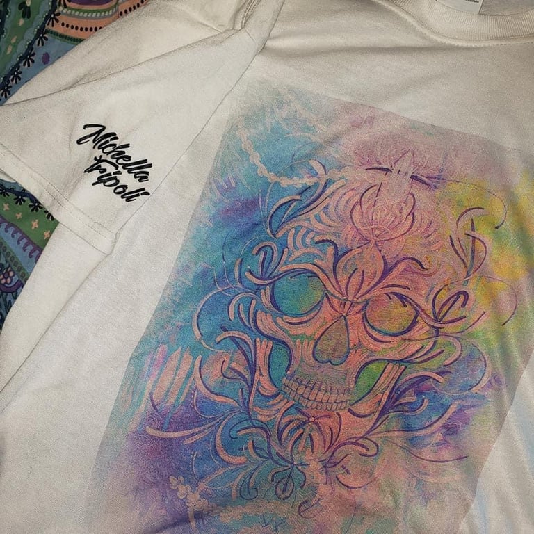 “Ego Death” White Tee  Image 3