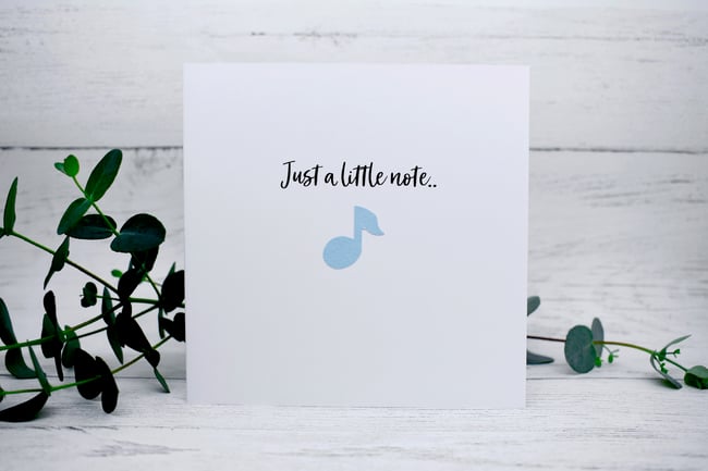 Just a little note...