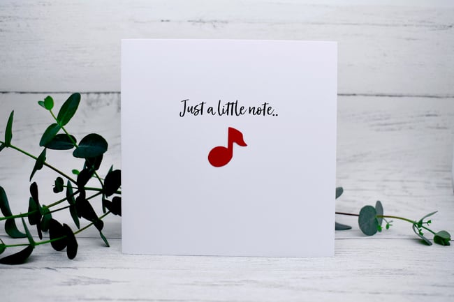 Just a little note...