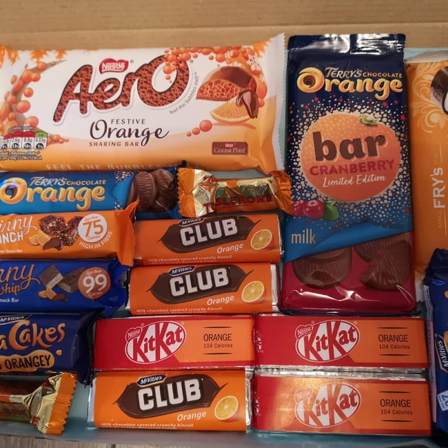 Our Special Orange Chocolate Boxes