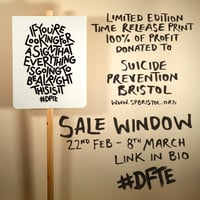 Image 1 of #DFTE x Suicide Prevention Bristol