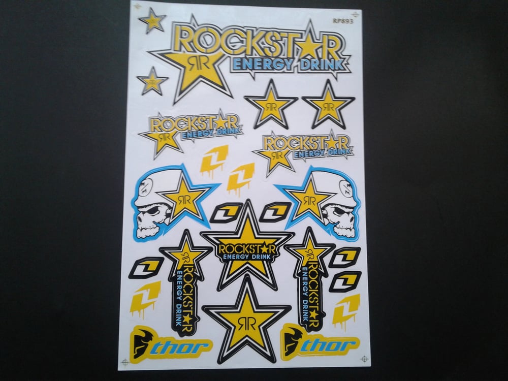Image of Rockstar Energy Decal Sheets