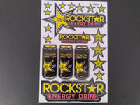 Image 1 of Rockstar Energy Decal Sheets 