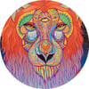 “Luma the Enlightened Lion” Sticker