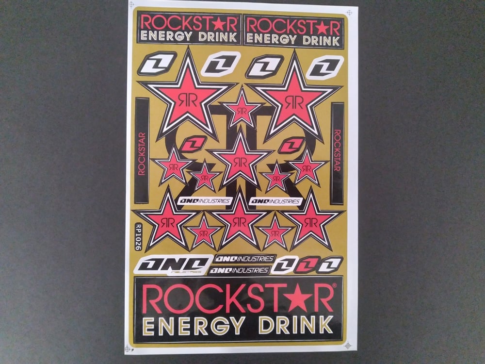 Image of Rockstar Energy Decal Sheets