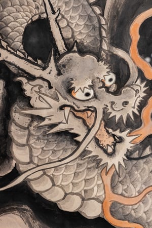 Image of Dragon sumi-e 5