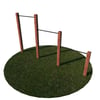 4 POST: DOUBLE PULL UP BAR & LOW BAR (£600)