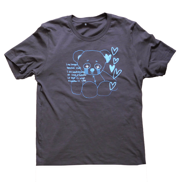 "I no longer believe..." bear tee