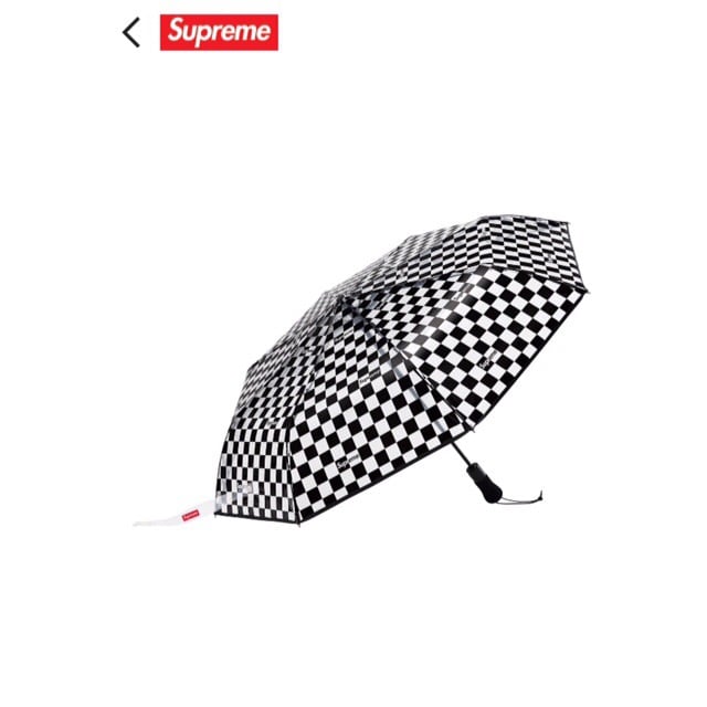 Supreme x Shedrain Transparent Checkerboard Umbrella