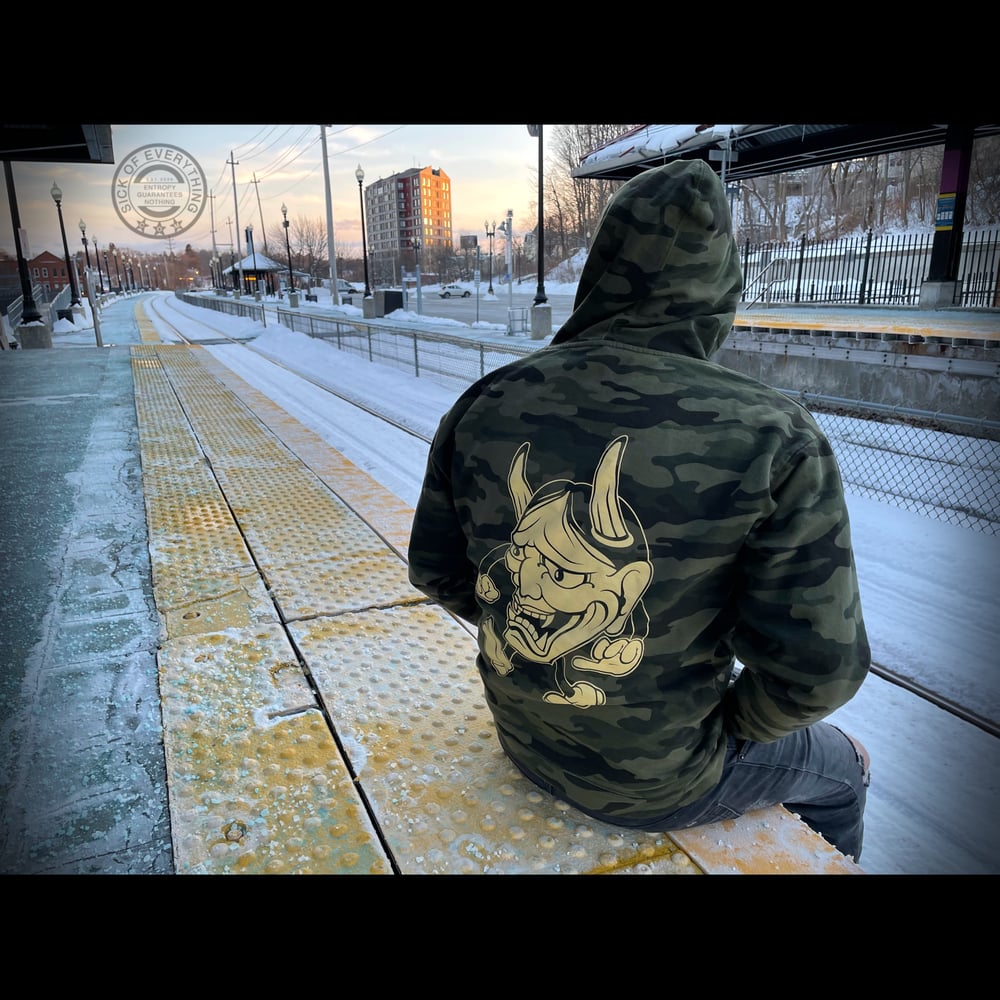  LIMITED QUANTITIES LEFT! Hannya Camo Hoodie