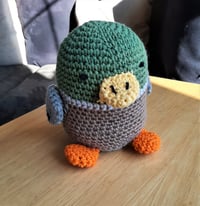 Image 1 of Crochet Stuffed Toy Duck
