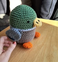 Image 3 of Crochet Stuffed Toy Duck