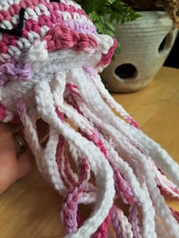 Image 4 of Stuffed Crochet Jellyfish Toy