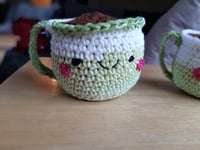 Image 4 of Set of Two Crochet coffee cups