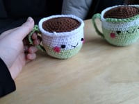Image 3 of Set of Two Crochet coffee cups