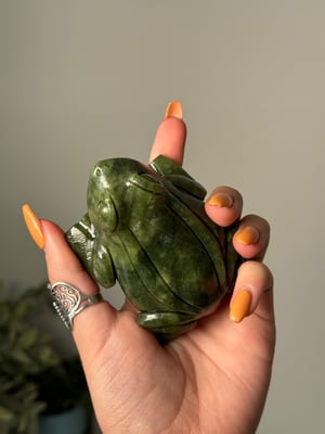 GREEN JADE FROGS