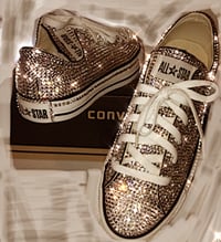 Image 2 of Full Coverage Low top Converses 