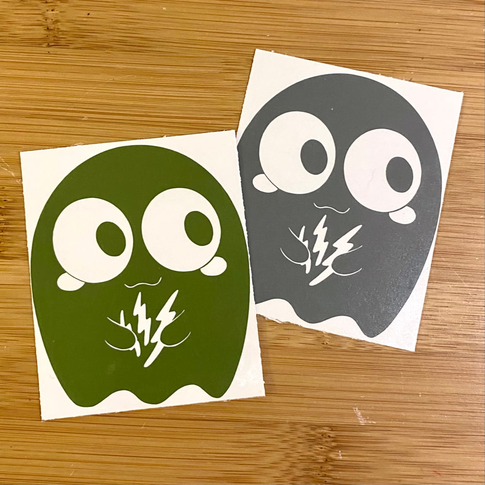 Image of *limited* og chibi vinyl decal • matte gree🅱️ or grey