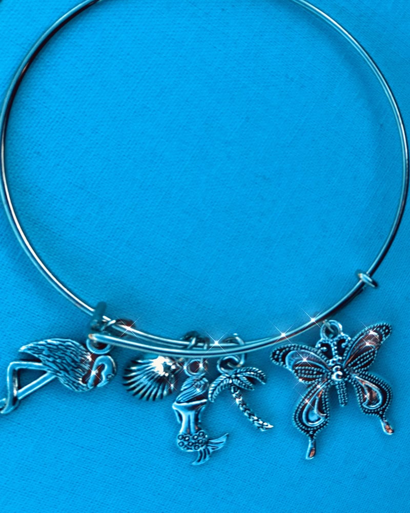 Image of Silver Bangle Bracelet