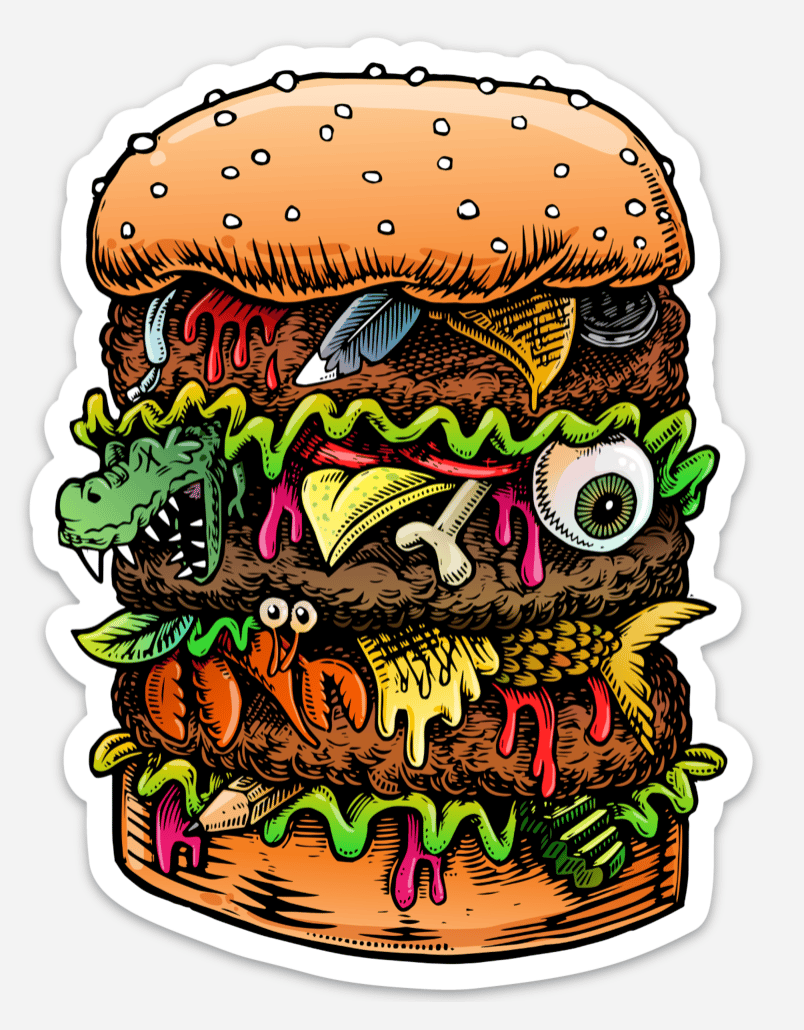 Everything Burger Sticker
