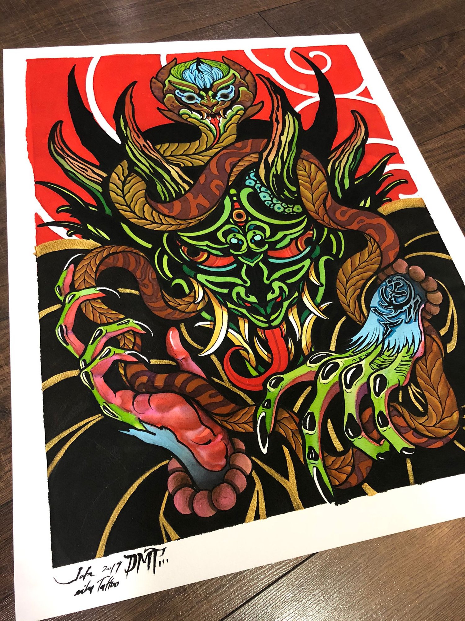 Image of DMT print by Jota
