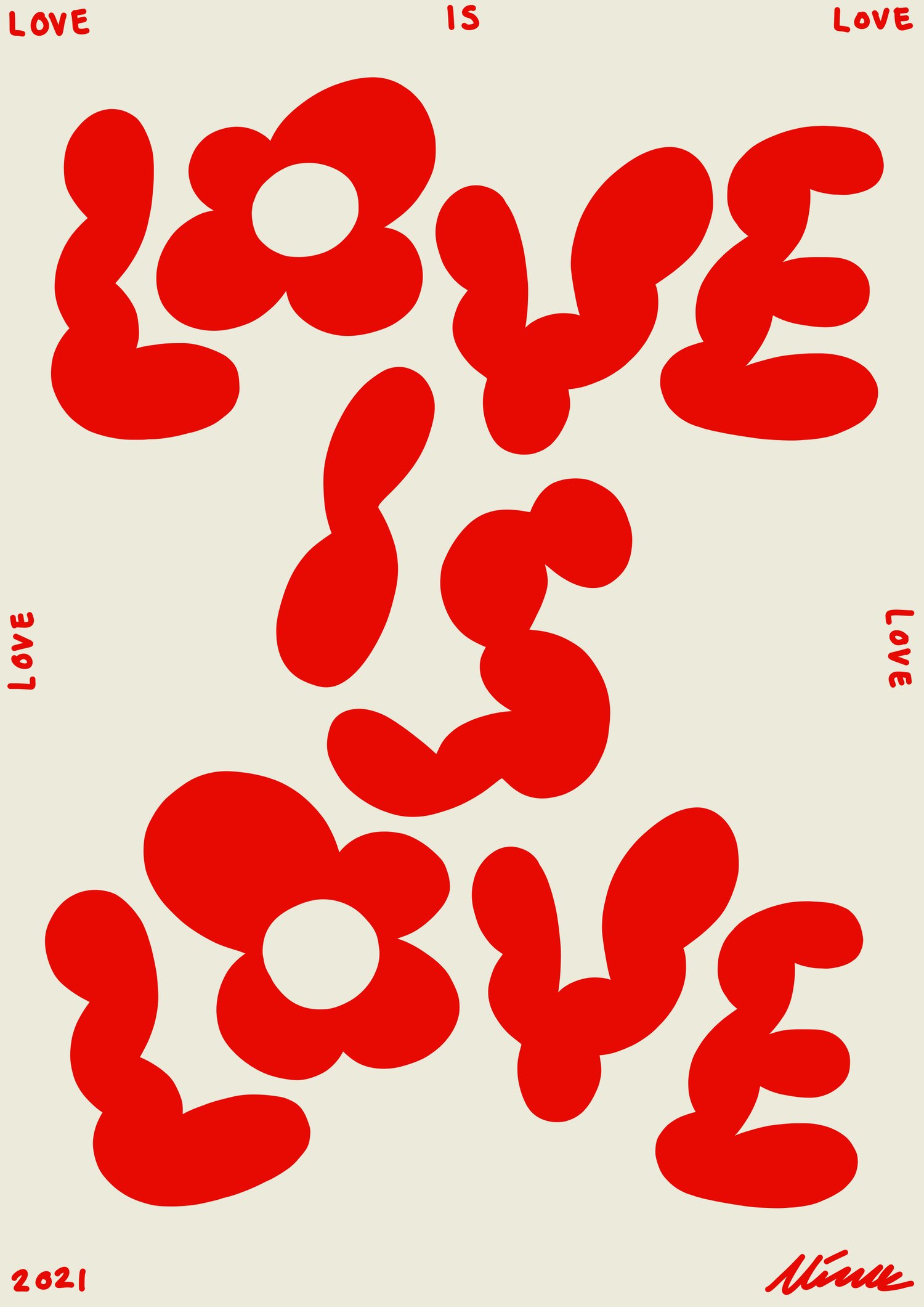 Image of 'Love Is Love' Giclee Print