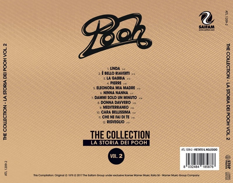 ATL1209-2 // POOH - THE COLLECTION : LA STORIA DEI POOH VOL.2 (CD