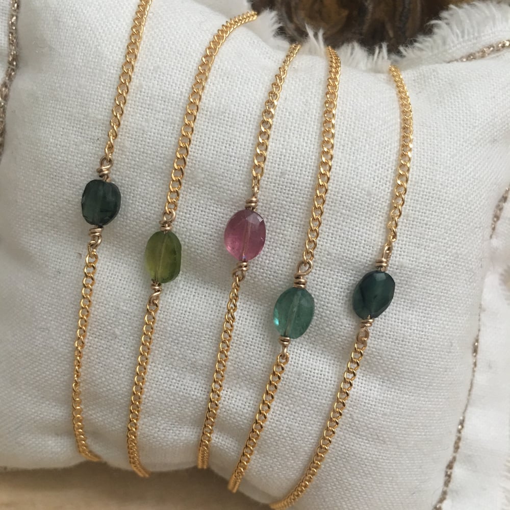 Image of BRACELET FIDJI TOURMALINE