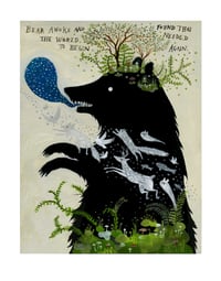 Bear Awoke: 11 x 14 inch Archival Inkjet Print