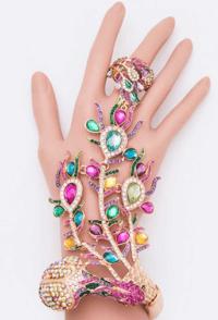 Image 1 of PEACOCK BRACELET RING