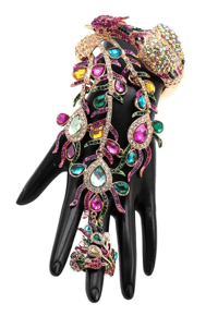 Image 3 of PEACOCK BRACELET RING