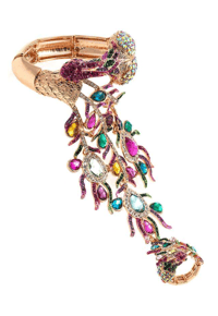 Image 4 of PEACOCK BRACELET RING