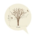 Winter Tree with Birds (LARGE set) - Graphic Wall Decal - dd1004