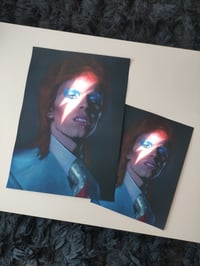 Image 2 of 'Flash' Lightning Bolt Art Print by Eftristesse