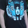 'Tiger, Tiger' T-Shirt - Limited Edition - Blue on Black