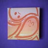 Image 1 of ORANGE GHOSTIES PAINTING