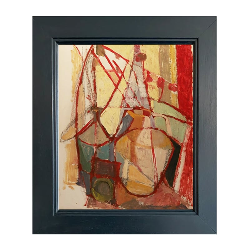 Image of 1960s, French, Expressionist Abstract Painting