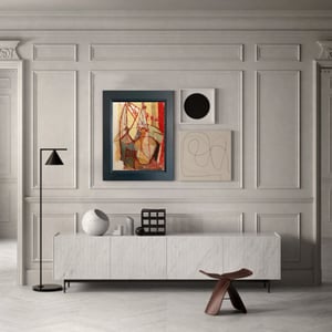 Image of 1960s, French, Expressionist Abstract Painting