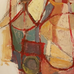 Image of 1960s, French, Expressionist Abstract Painting