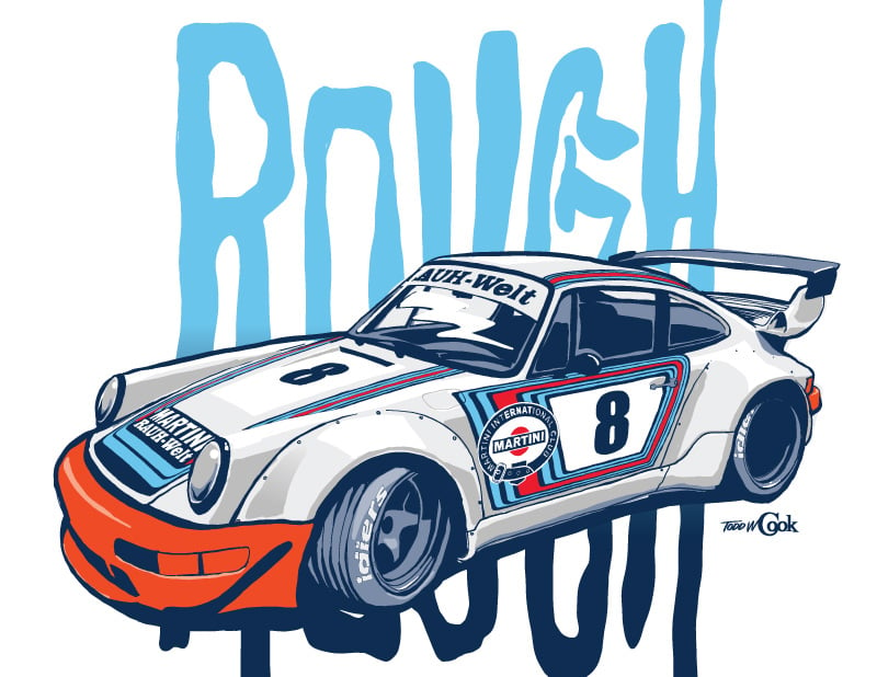 Image of RWB Martini Porsche Print
