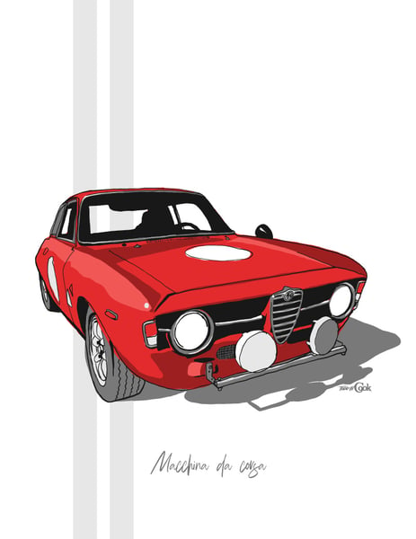Image of Alfa Romeo GTV Print