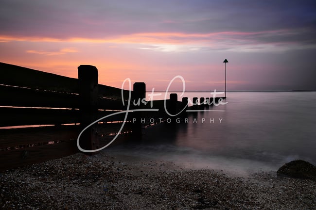 'Shoebury Beach Groyne' - Print