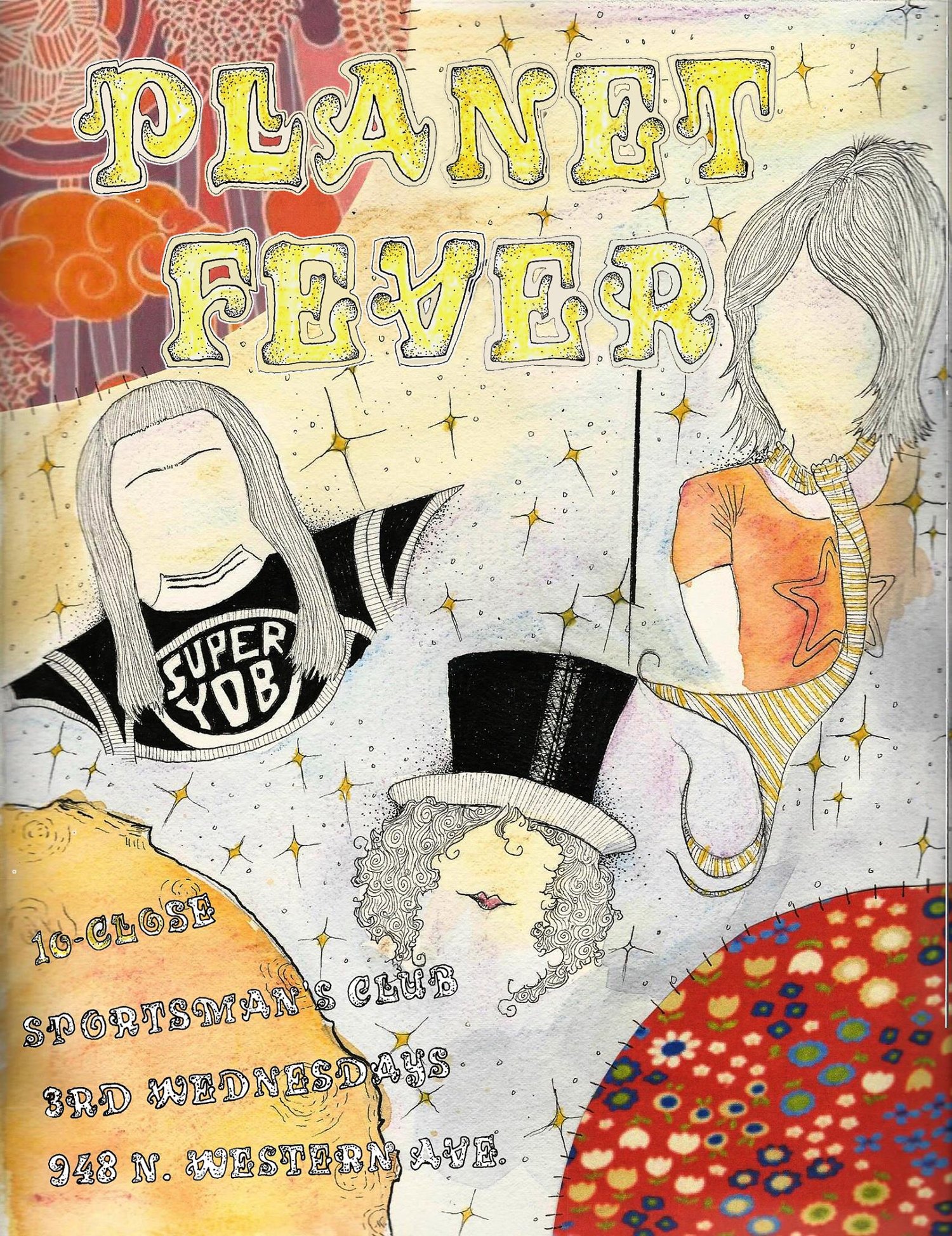 Image of PLANET FEVER 3.75" Custom Embroidered PATCH