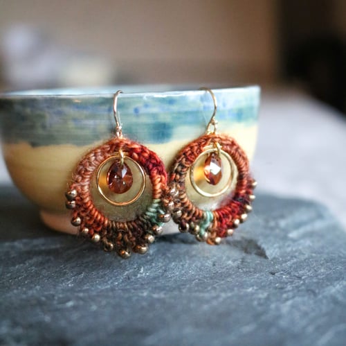 Image of PEACOCK EARRINGS - Lal Qila