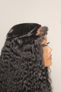 Image 2 of *PRE-ORDER* 18” 5x5 HD ITALIAN CURLY LACE CLOSURE WIG
