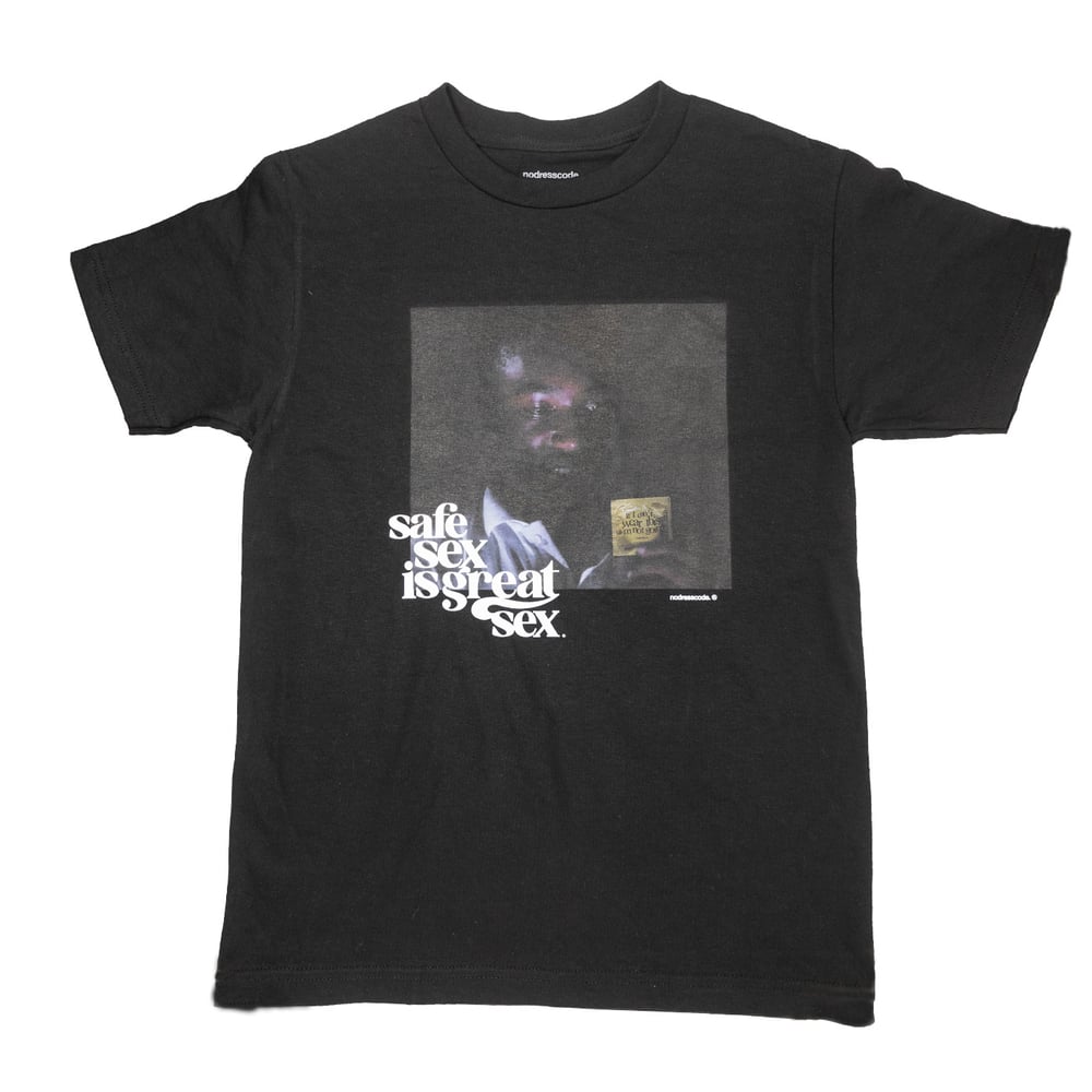 Image of safe sex  tee