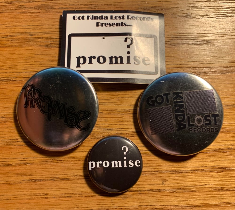 Image of [LAST THREE!!] PROMISE - 'Self-titled' BUTTON PACKS