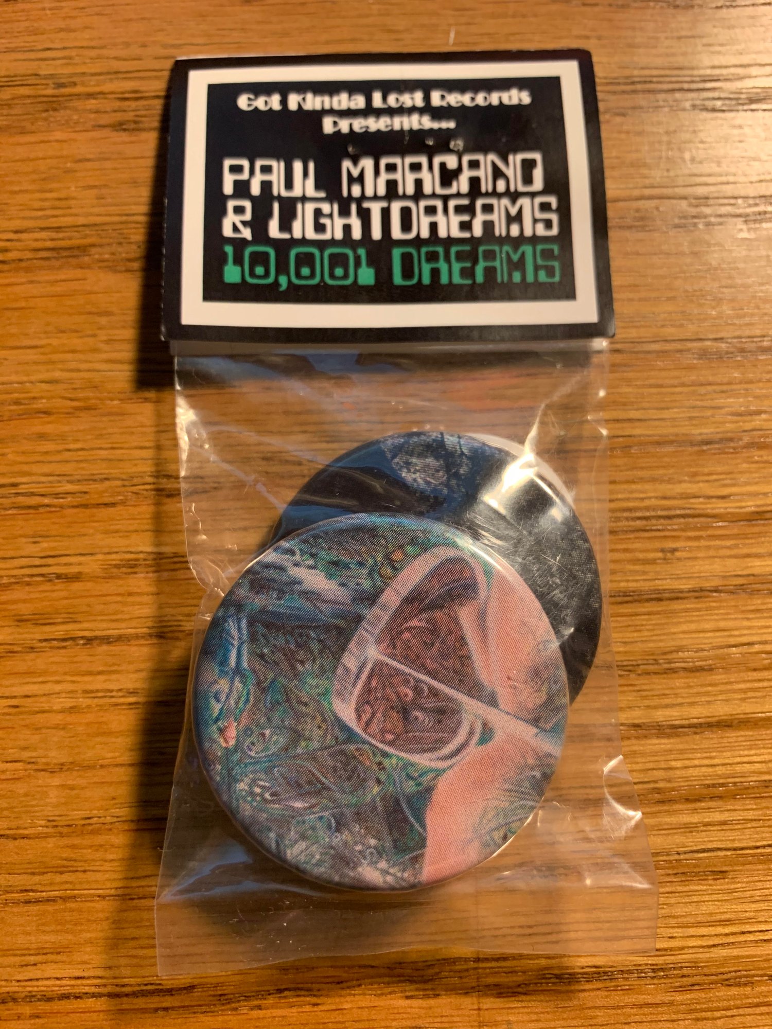 Image of PAUL MARCANO & LIGHTDREAMS - '10;001 Dreams' BUTTON PACKS