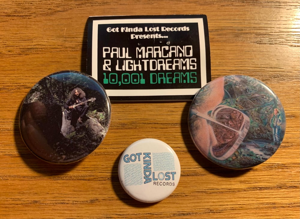 Image of PAUL MARCANO & LIGHTDREAMS - '10;001 Dreams' BUTTON PACKS